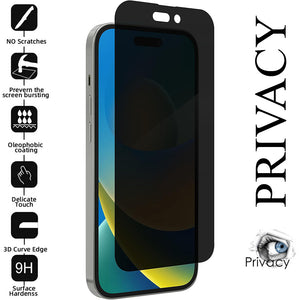 iPhone 15 Pro Max 6.7" Privacy Glass SPR09 Screen Protector