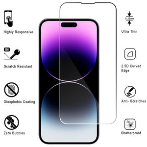 iPhone 14 ProMax 6.7" Tempered Glass Screen Protectors SPR11 (10 pcs)