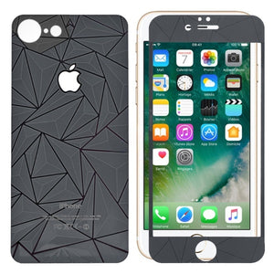 Apple iPhone 7 Front & Back 3D Tempered Glass SPR15A Black