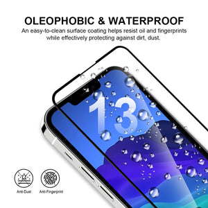 iPhone 13/13 PRO (6.1 ) Full Coverage Tempered SPR16 Black
