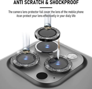 iPhone 13 Pro/Pro Max Glitter Cam Lens Protector SPR20 Black