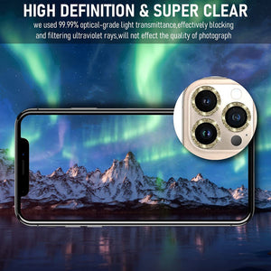 iPhone 13 Pro/Pro Max Glitter Cam Lens Protector SPR20 Gold